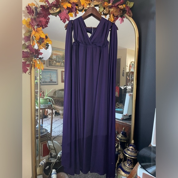 iwemek Dresses & Skirts - IWEMEK Purple Convertible Wrap Maxi Dress